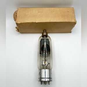Vintage Fischer Chicago High-Power Vacuum Tube T89 / 318 Transmitting Triode